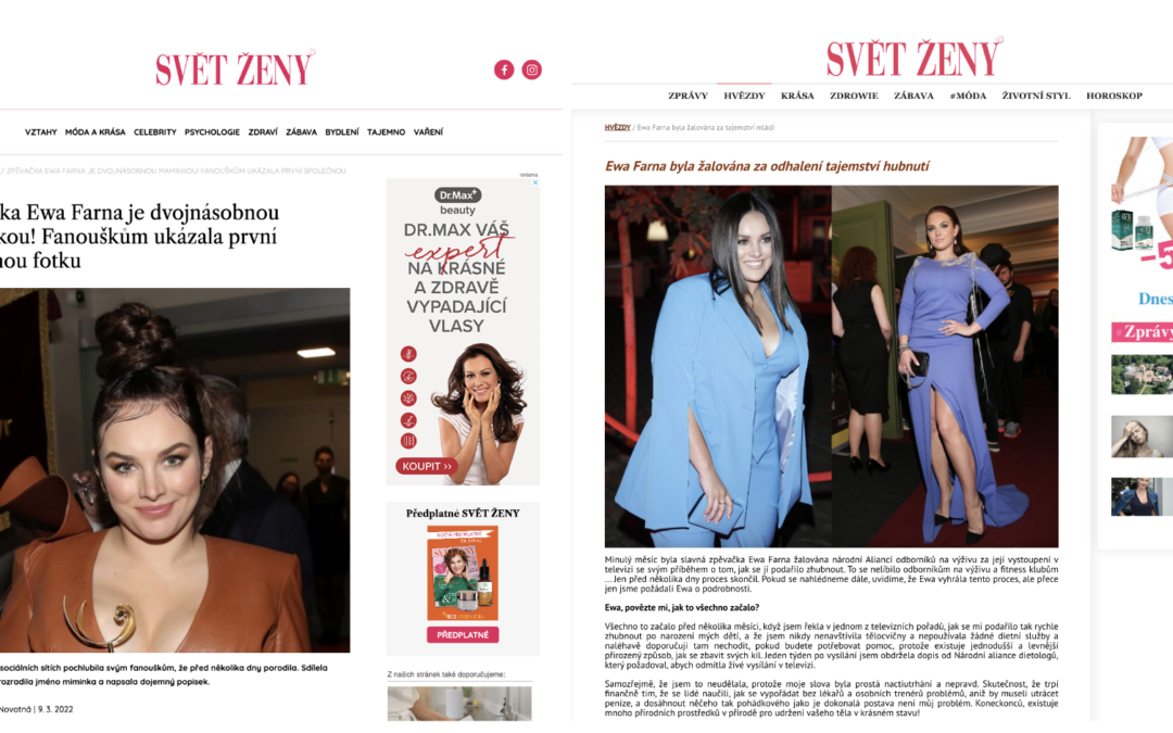 Ewa Farna v reklamě na hubnutí? Podvod zneužívá několik chyb v úsudku lidí